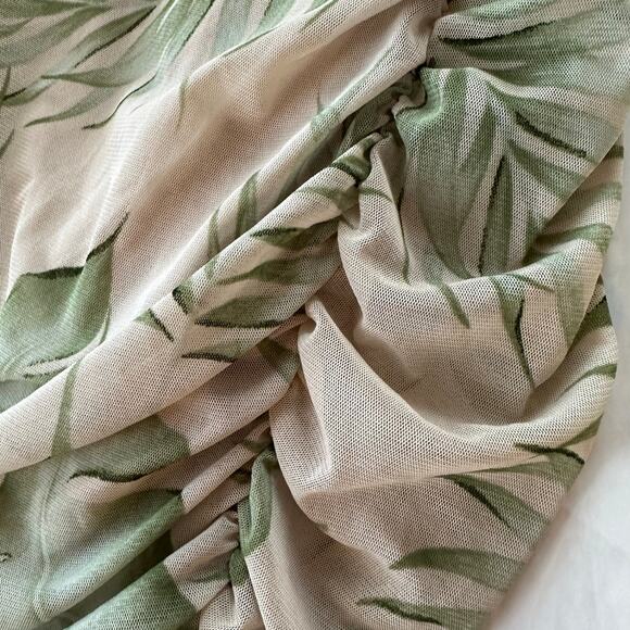 NWT Windsor Island Getaway Mesh Mini Dress women’s small sleeveless ruching tank - Picture 6 of 6